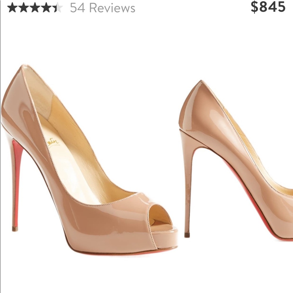 Christian Louboutin “Prive” open toe pump